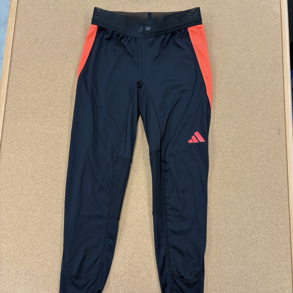 Adidas Women Tiro 24 Pro Training Pants Black Solar Red Slim Fit Small IP1962